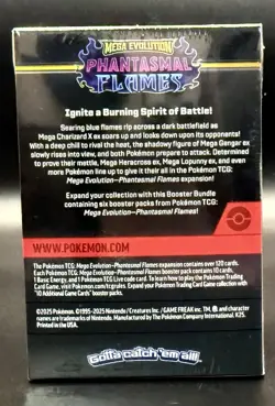 Pokemon Phantasmal Flames ME02 Booster Bundle - LOT of 6 - Image 2