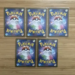 Pikachu Promo Mcdonald's 020/M-P Pokemon Card Japanese 2025 Set Of 5 US SELLER - Image 2