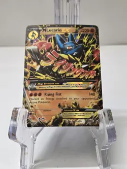 M Lucario EX Holo Card 55/111 XY-Furious Fists Pokemon Card - Image 1