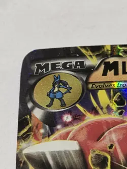 M Lucario EX Holo Card 55/111 XY-Furious Fists Pokemon Card - Image 4