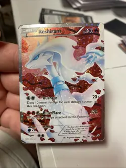 Pokemon TCG Reshiram RC22/RC25 Legendary Treasures Full Art Holo 2013 Card (DMG) - Image 1