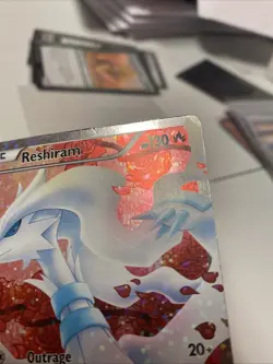 Pokemon TCG Reshiram RC22/RC25 Legendary Treasures Full Art Holo 2013 Card (DMG) - Image 3