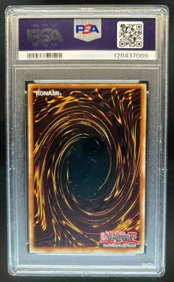 2007 Yu-Gi-Oh! 1st Edition Evil Hero Inferno Wing #GLAS-EN038 PSA 8 - Image 2