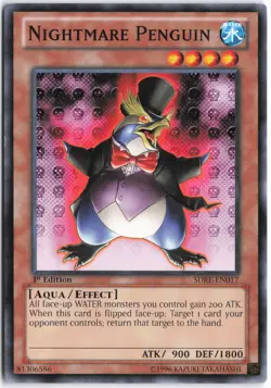 Yugioh - Nightmare Penguin SDRE-EN017 1st Edition - Structure Deck: Realm of the - Image 1