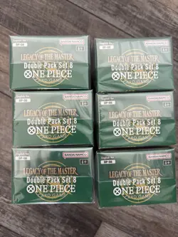 One Piece Legacy of the Master Double Pack OP-12 English Sealed Set 8 (6) Boxes - Image 3