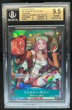 2024 One Piece 500 Years JP Jewelry Bonney Alternate Art #OP07-026 BGS 9.5 - Image 1