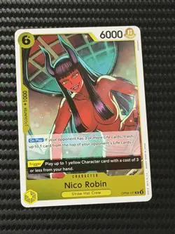 Nico Robin OP09-107 R - One Piece TCG Foil Emperors in the New World Near Mint - Image 1