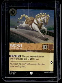 Disney Lorcana The First Chapter Maximus Relentless Pursuer Foil 11/204 - Image 1