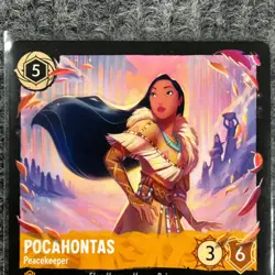 Disney Lorcana Winterspell Pocahontas Peacekeeper 22/204 Legendary NM/Mint - Image 3
