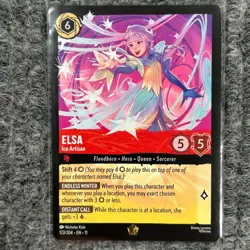 Disney Lorcana Winterspell Elsa Ice Artisan 123/204 Legendary NM/Mint - Image 1