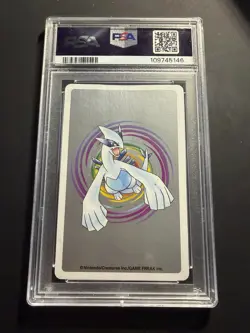 Pokemon 2000 Pikachu Joker 025B Silver Playing Card Japanese VG-EX PSA 4 - Image 2