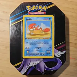 1st Edition Krabby 51/62 Fossil Set Rare Vintage 1999 Pokemon Card - NM - Image 1