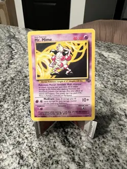 Pokemon TCG Mr. Mime Jungle Card 22/64 Unlimited HP - Image 1