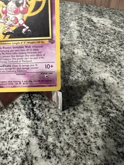 Pokemon TCG Mr. Mime Jungle Card 22/64 Unlimited HP - Image 4