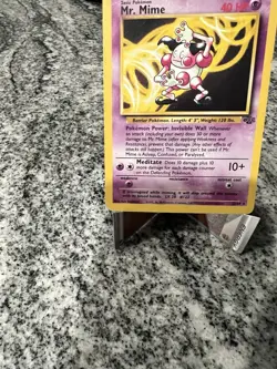 Pokemon TCG Mr. Mime Jungle Card 22/64 Unlimited HP - Image 5