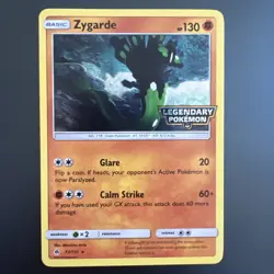 Pokemon ZYGARDE Card FORBIDDEN LIGHT Set 72/131 Gamestop Legendary Holo PROMO LP - Image 1