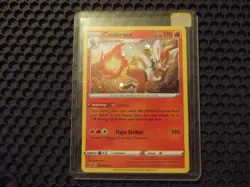 Pokemon Card Sword & Shield Cosmos SWIRL Promo 034/202 Cinderace NM/Mint 2020 - Image 1