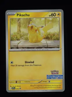 Pikachu 214 Pokemon SV: Scarlet & Violet Promo Cards 🔥 - Image 1
