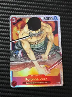 Roronoa Zoro ST01-013 SR - Straw Hat Crew One Piece Card Game TCG - Image 1