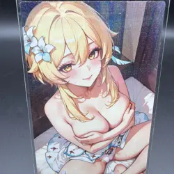 Lumine Genshin Impact Anime Waifu Card Doujin ACG Goddess - Image 1