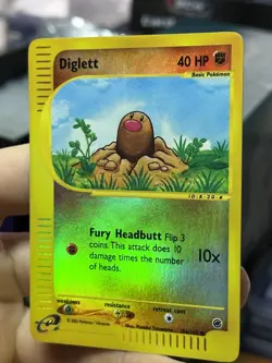 Diglett 106/165 Expedition 2002 Reverse Holo e-Series Pokemon Card TCG - Image 4