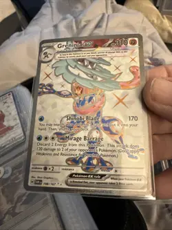 Greninja EX 198/167 Full Art Twilight Masquerade Card Near Mint Condition C35 - Image 1