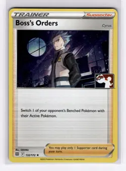 Boss's Orders (Cosmos Holo)- 132/172 Prize Pack Series Cards Stamped - NM/NM - Image 1