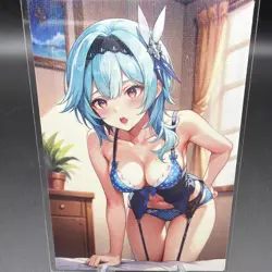 Eula Genshin Impact Anime Waifu Card Doujin ACG Goddess - Image 1