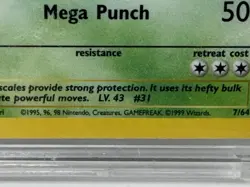 1999 Pokemon NIDOQUEEN 7/64 HOLO RARE Jungle CARD WOTC Wizard NM in Case VTG - Image 4