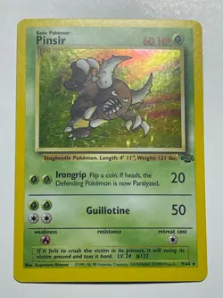 Pinsir - 9/64 - Pokemon Jungle Unlimited Holo Rare Card WOTC NM - Image 1