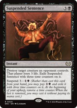 Suspended Sentence 25 NM Duskmourn House of Horror Commander DSC Magic MTG - Image 1