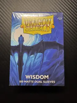 Dual Matte Wisdom 100 ct Dragon Shield Sleeves Standard Size - Image 1
