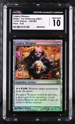 LEGACY WEAPON 10th Edition Foil Rare CGC 10 MTG [Nostalgium] - Image 1