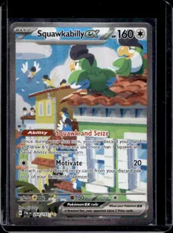 2023 Pokemon SV Paldea Evolved Squawkabilly ex #264/193 - Image 1
