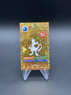 Pokemon Mewtwo #150 Gold Foil Pokedex Black Edition 2024 Peru Us Seller - Image 2