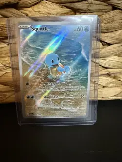 Pokemon Squirtle 170/165 Sv: Scarlet & Violet 151 Illustration Rare Holo 60 HP - Image 1