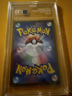TAG GEM MINT 10 Japanese Poliwhirl Art Rare Holo #176/165 Pokemon Graded Slab - Image 4