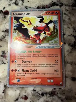 Arcanine ex 83/92 Holo 2006 Pokemon Ex Legend Maker MP-Excellent Pokemon TCG - Image 1