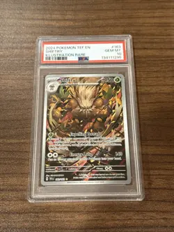 Shiftry # 163/162 IR | Pokemon TCG - 2024 Temporal Forces | PSA 10 GEM MT - Image 1