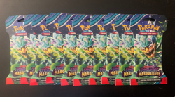 Pokemon TCG Twilight Masquerade Factory Sealed Booster Pack Lot of 10 Lot #57 - Image 1