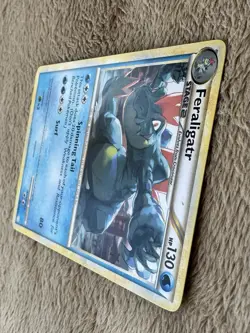 2010 Pokemon TCG HeartGold SoulSilver Feraligatr Non-holo 20/123 LP/NM - Image 3