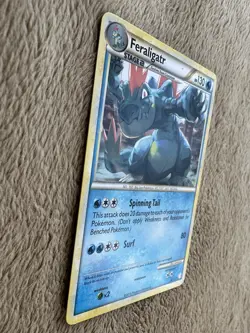 2010 Pokemon TCG HeartGold SoulSilver Feraligatr Non-holo 20/123 LP/NM - Image 4