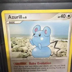 Pokemon TCG Azurill Diamond and Pearl Set #69/130 Common MP 2007 - Image 2