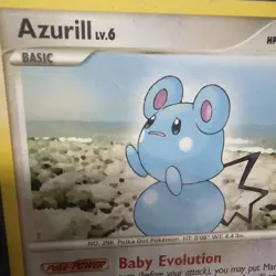 Pokemon TCG Azurill Diamond and Pearl Set #69/130 Common MP 2007 - Image 4