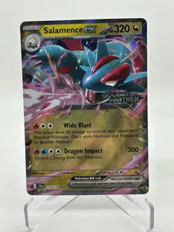 Pokemon Salamence EX 114/159 Journey Together Stamped Promo Holo NM - Image 1