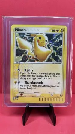 Pokemon 2003 - Pikachu 012 (EX Series Collector's Tin) Black Star Promo 012 NM - Image 1