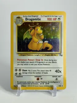 1999 Pokemon Dragonite 4/62 Fossil Holo - Image 1