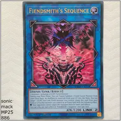 Fiendsmith's Sequence - MP25-EN223 - Ultra Rare 1st Edition Yugioh - Image 1