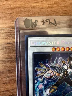 Yugioh! LP Enigmaster Packbit - PHNI-EN042 - Secret Rare - 1st Edition Lightly P - Image 2
