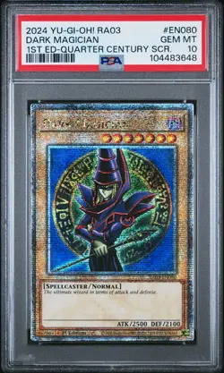 2024 YU-GI-OH RA03 QUARTER CENTURY BONANZA EN080 Dark Magician 1stEd QCSR PSA 10 - Image 1
